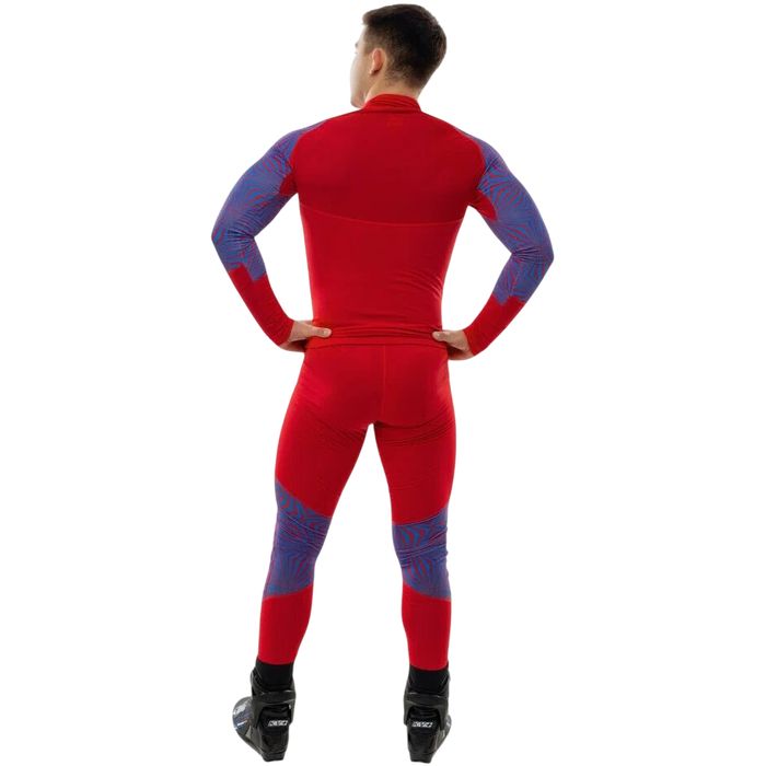 Комбинезон раздельный KV+ Lahti Two Pieces Suit (Lycra) (голубой/красный)