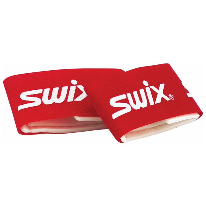 Стяжки SWIX (для беговых лыж с защитной прокладкой) (красный)