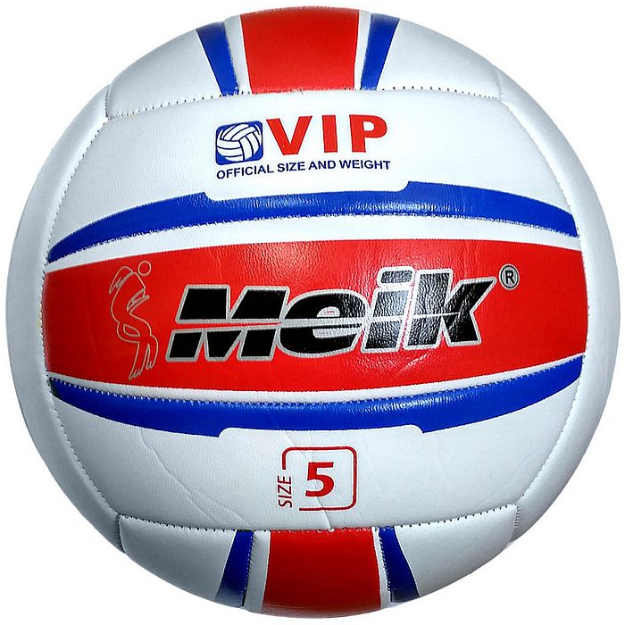 Мяч волейбольный MEIK 2876 (PVC 2.5, 270 гр., маш. сш.) (белый/красный)