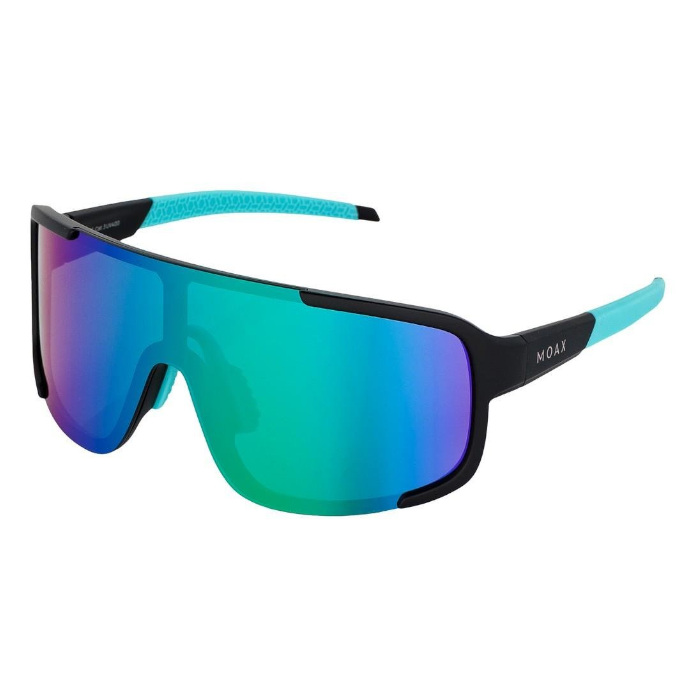 Очки спортивные MOAX Viru (черный/бирюзовый)