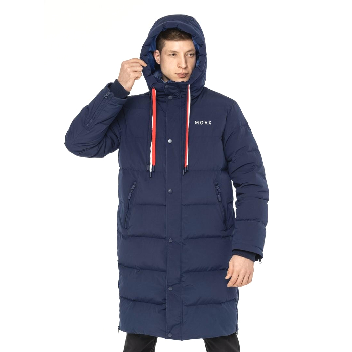 Пальто пуховое MOAX Dachstein Team (синий)