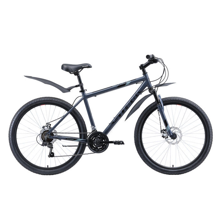 Велосипед STARK Outpost 26.1 D (серый/черный) (2020)
