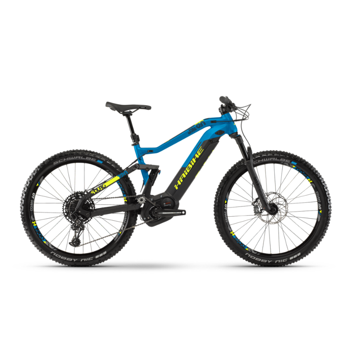 Электровелосипед HAIBIKE Sduro FullSeven 9.0 500 Wh. (черно/синий) (2019)
