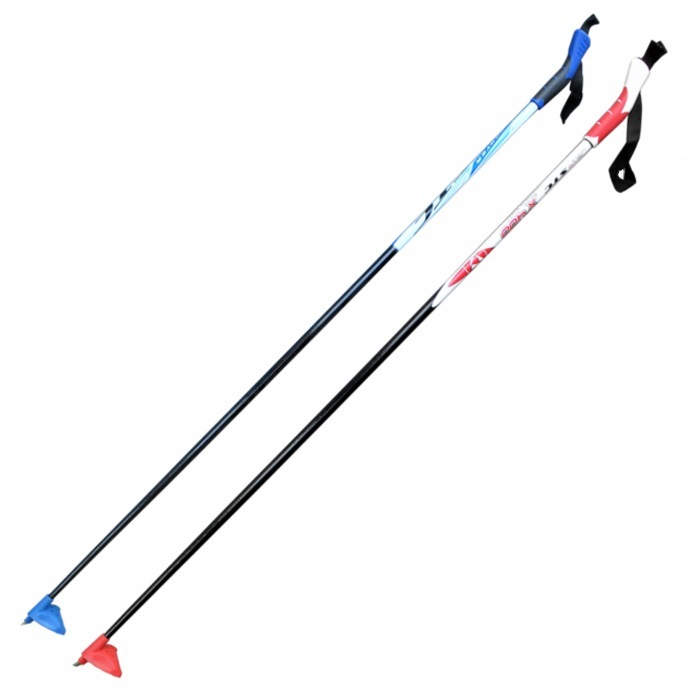 Лыжные палки STC (16556) MIX Jr. (Стекловолокно 100%) 