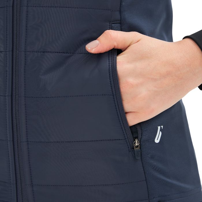 Жилет утепленный женский BIVIUM Комфорт (синий)