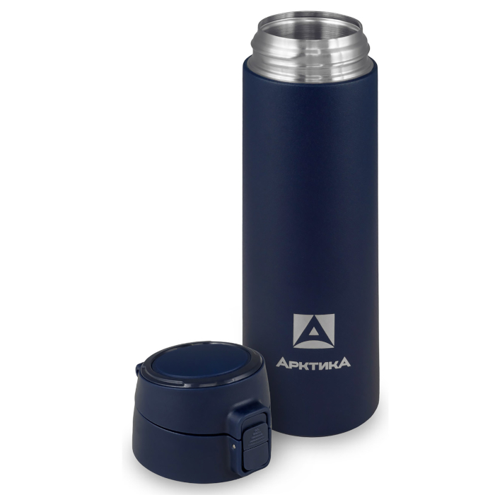 Термокружка Арктика сититерм питьевой, 0,5л текстурная (синий)