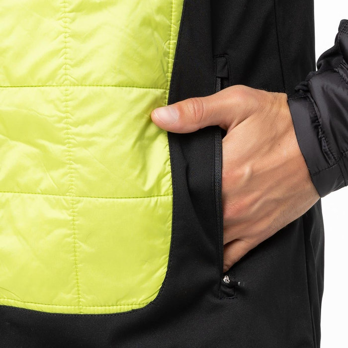 Куртка разминочная MOAX Navado Hybrid (черный/зеленый)