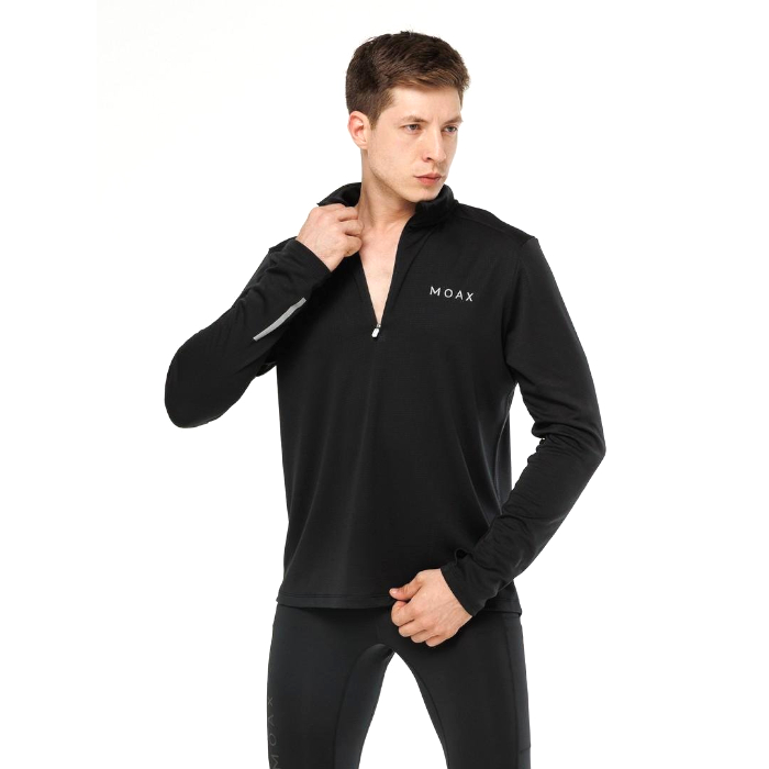 Термобелье мужское (верх) MOAX Pacer 1/2 (черный)