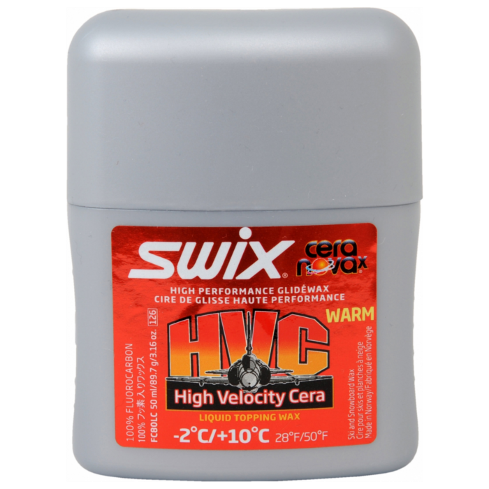 Ускоритель SWIX Cera F HVC Warm (эмульсия, 100% фторуглерод)  (+10°С -2°С) 50 ml.