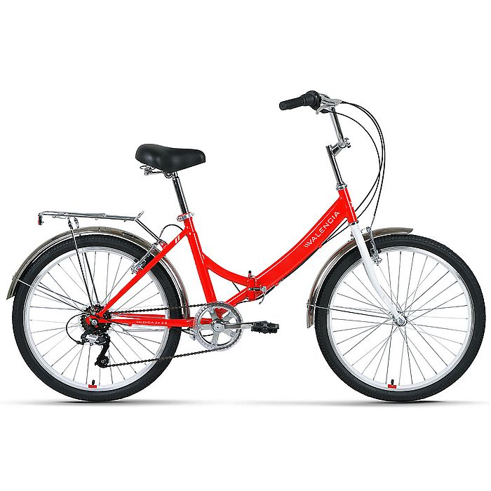 Велосипед FORWARD Valencia 24 2.0 (красный) (2022)