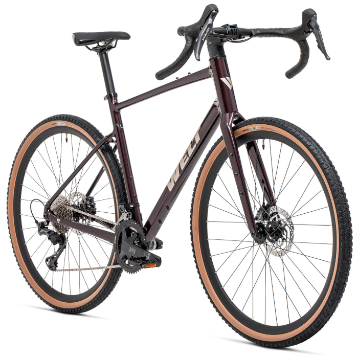 Велосипед гравийный WELT G112 (бордовый)