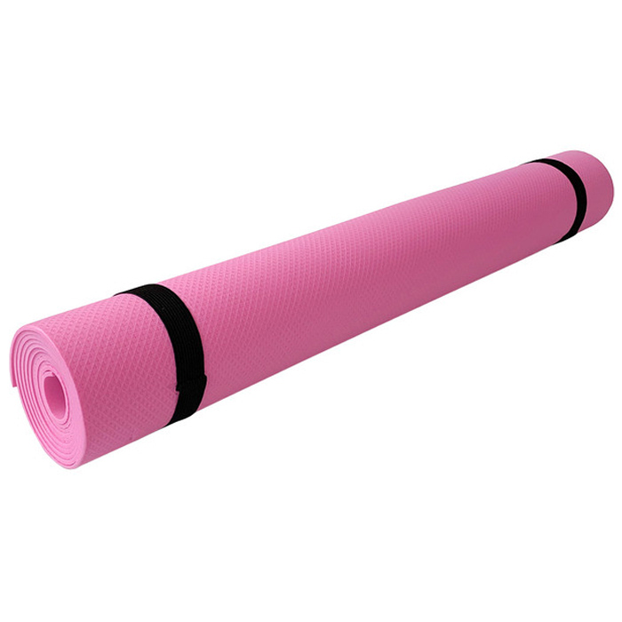 Коврик для йоги SPORTEX (ЭВА, 173х61х0,3 см) (розовый)