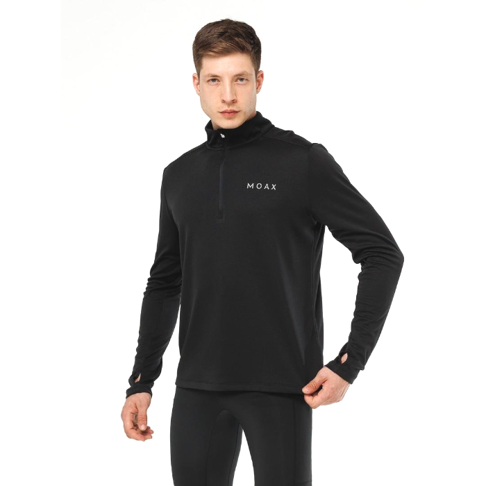 Термобелье мужское (верх) MOAX Pacer 1/2 (черный)