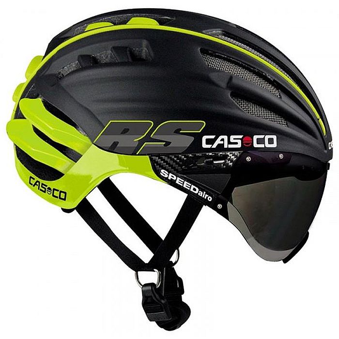 Шлем CASCO SPEEDairo RS (с визором) (черный/желтый)