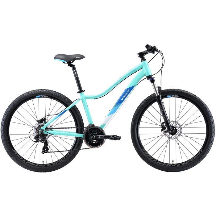 Велосипед WELT Edelweiss 1.0 HD 27 (зеленый/синий) (2020)