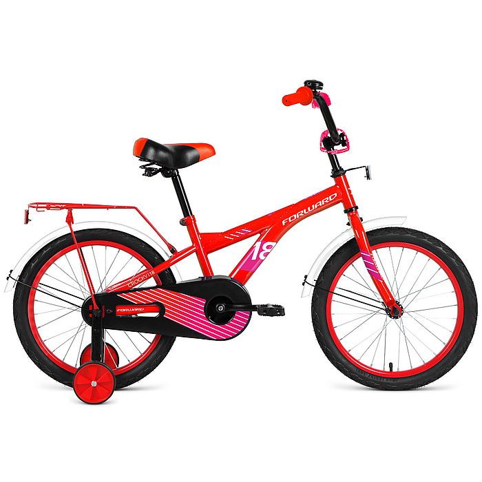 Велосипед FORWARD Crocky 18 (красный/фиолетовый) (20-21)