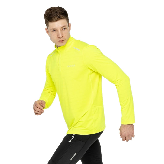 Лонгслив для бега MOAX Flame (желтый)