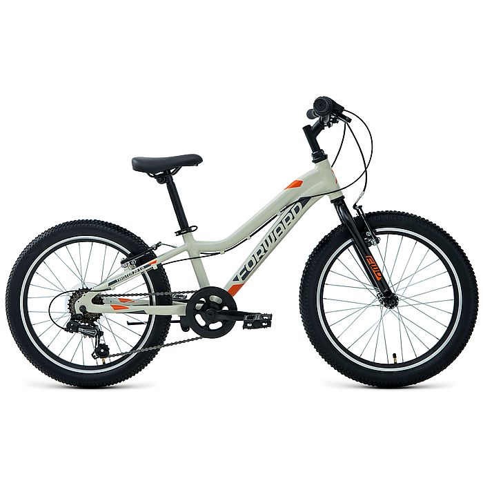 Велосипед FORWARD Twister 20 1.0 (серый/оранжевый) (2022)