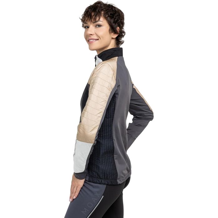 Куртка разминочная женская MOAX Tauri PRO Hybrid (желтый)