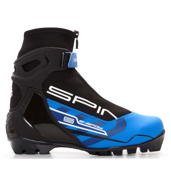 Лыжные ботинки SPINE SNS Energy (458) (черный/синий)
