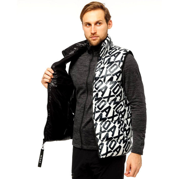 Жилет утепленный MOAX Club Duo (черный/серый)