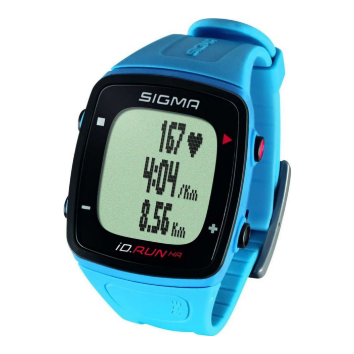 Часы спортивные SIGMA ID.RUN HR (часы c GPS, встроенный пульсомер, секундомер) (24910) (синий)
