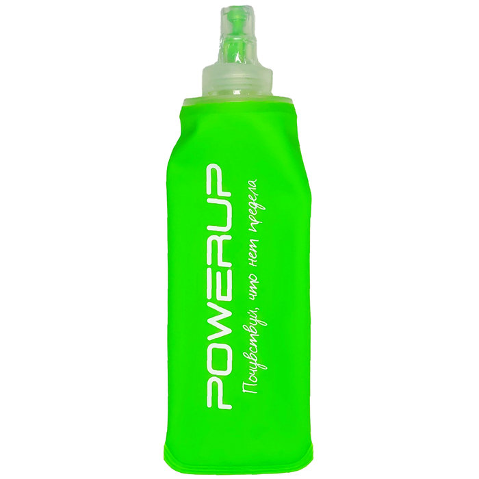 Мягкая фляга POWERUP SoftRun (зеленый) 250 мл.