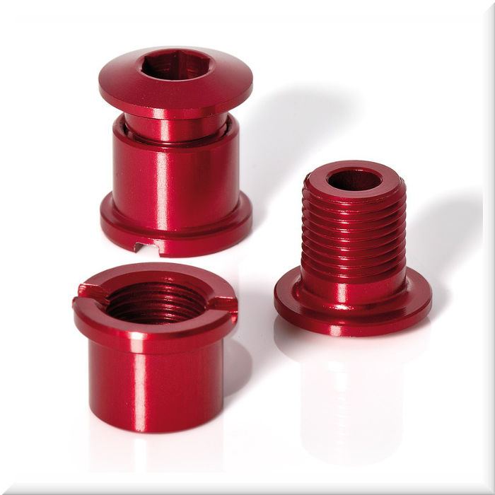 Системы XLC chain ring screw 5 piece set, red