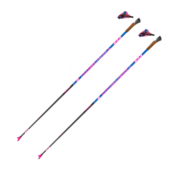 Лыжные палки KV+ (22P004QP) Tornado QCD (Карбон 100%) (розовый)