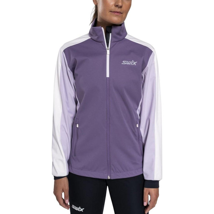 Куртка разминочная женская SWIX Cross (сиреневый)
