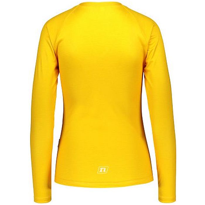 Лонгслив для бега женский NONAME Run LS WOS 19 (желтый)