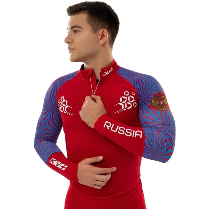 Комбинезон раздельный KV+ Lahti Two Pieces Suit (Lycra) (голубой/красный)
