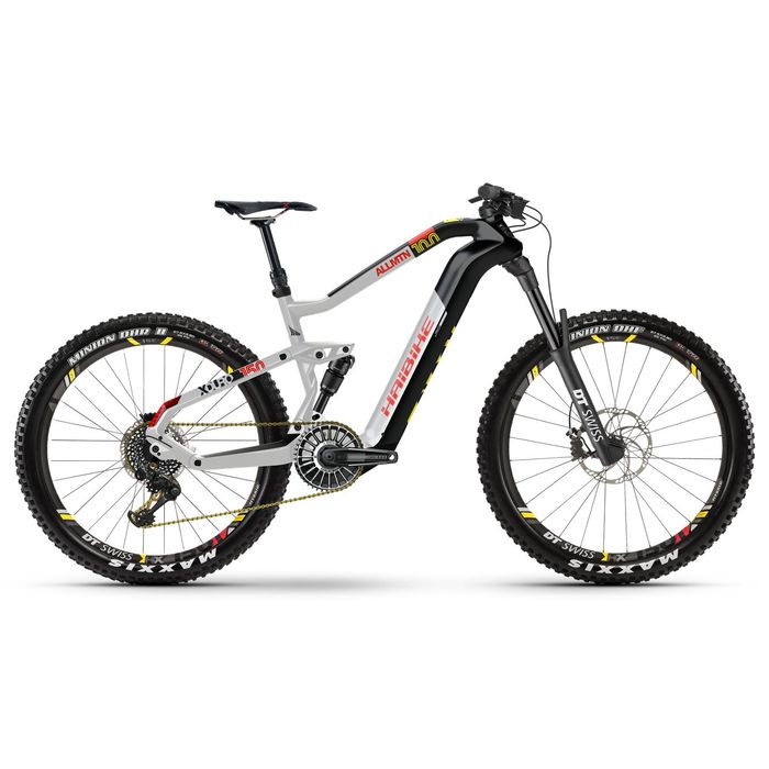 Электровелосипед HAIBIKE Xduro AllMtn 10.0 (серый/черный/красный) (2020)
