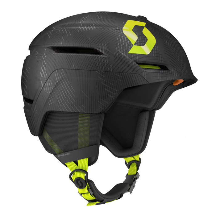 Шлем SCOTT Symbol 2 Plus D (US:L) (черный/зеленый)