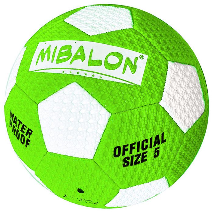 Мяч футбольный MEIK пляжный (PVC 2.6, 310-320 гр., машинная сшивка) (зеленый)