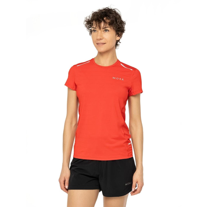 Футболка для бега женская MOAX Flame (красный)
