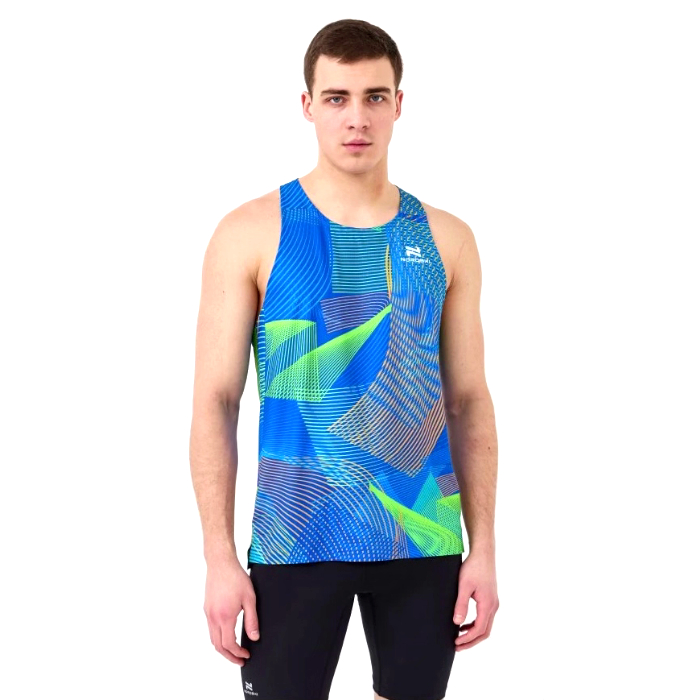 Майка для бега NORDSKI Race (синий/зеленый)