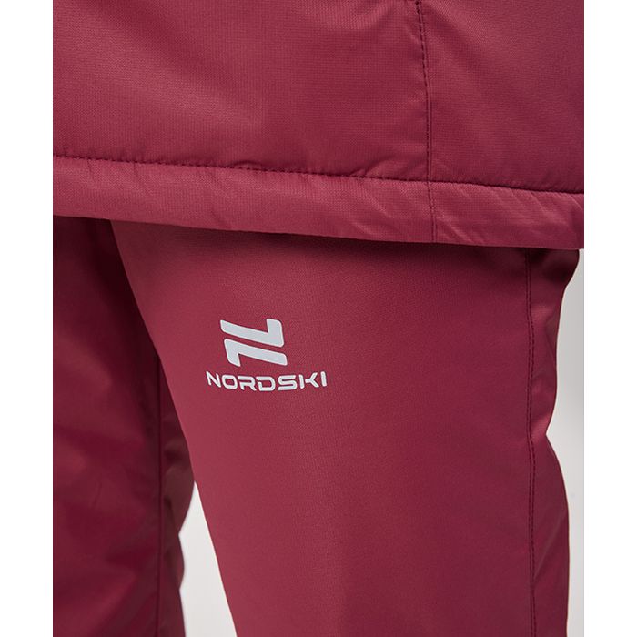 Брюки утепленные женские NORDSKI Active (красный)