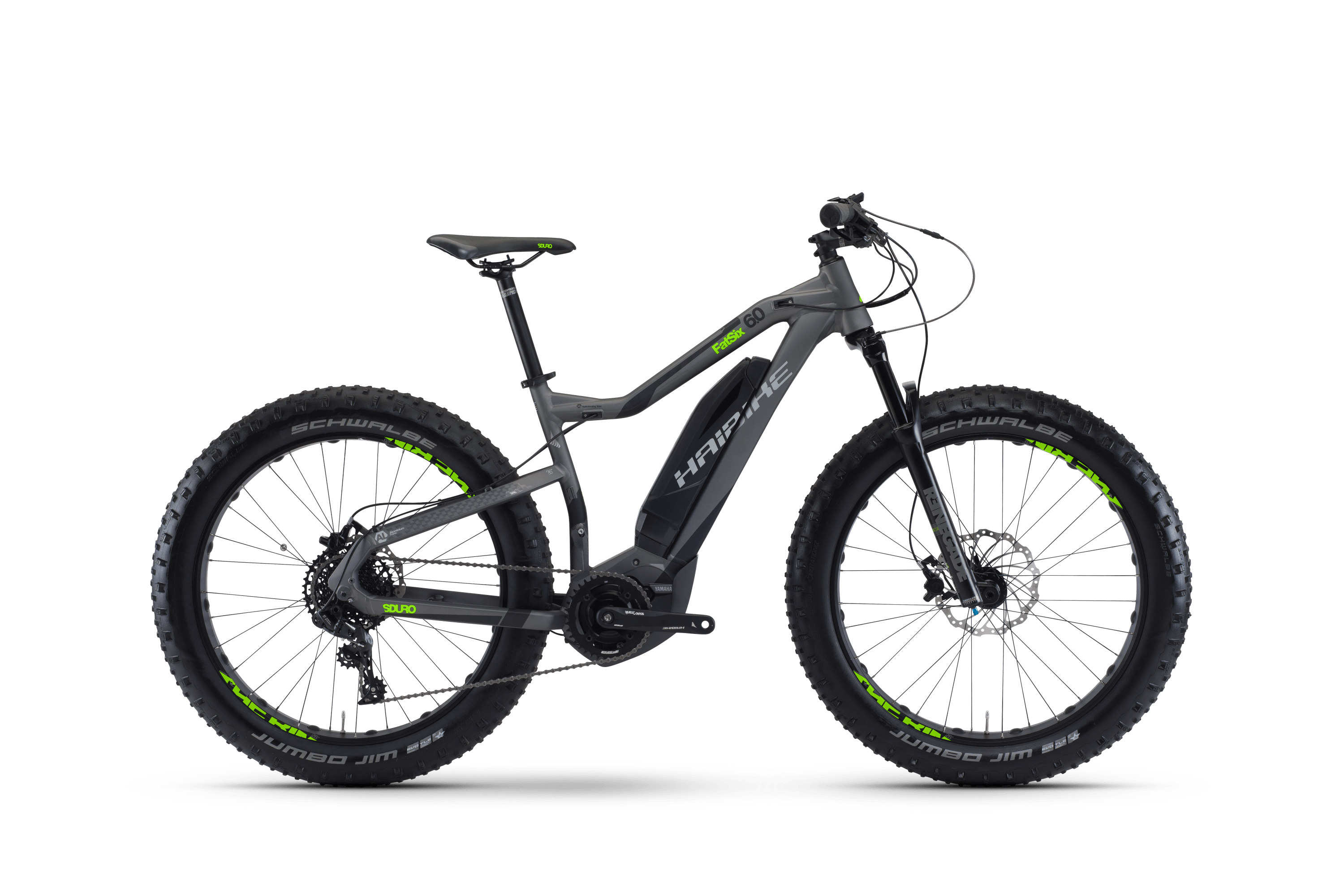Электровелосипед HAIBIKE Sduro FatSix 6.0 400 Wh. (т.серый) (2018)