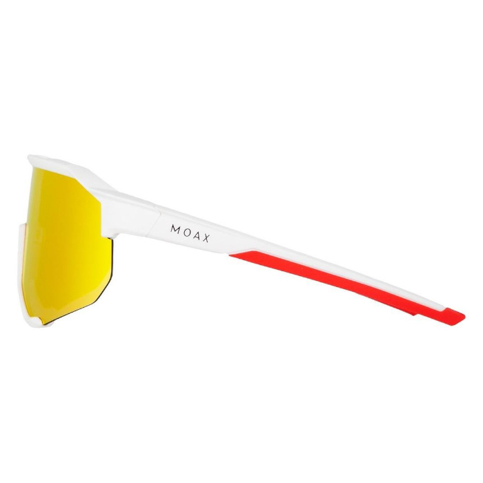 Очки спортивные MOAX Taper (белый/красный)