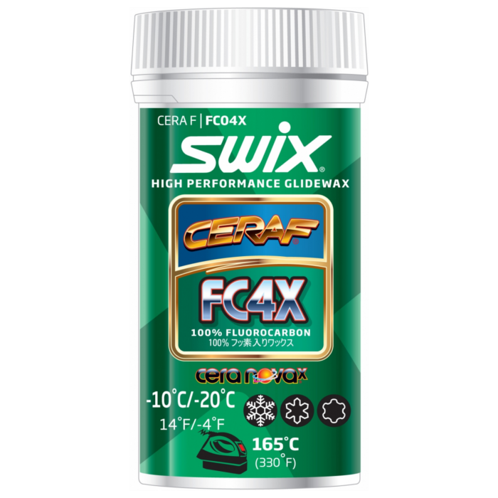 Ускоритель SWIX Cera F FC04X (порошок, 100% фторуглерод) (-10°С -20°С) 30 г.