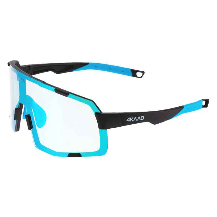 Очки спортивные 4KAAD Axento Race Photochromic (черный/голубой)