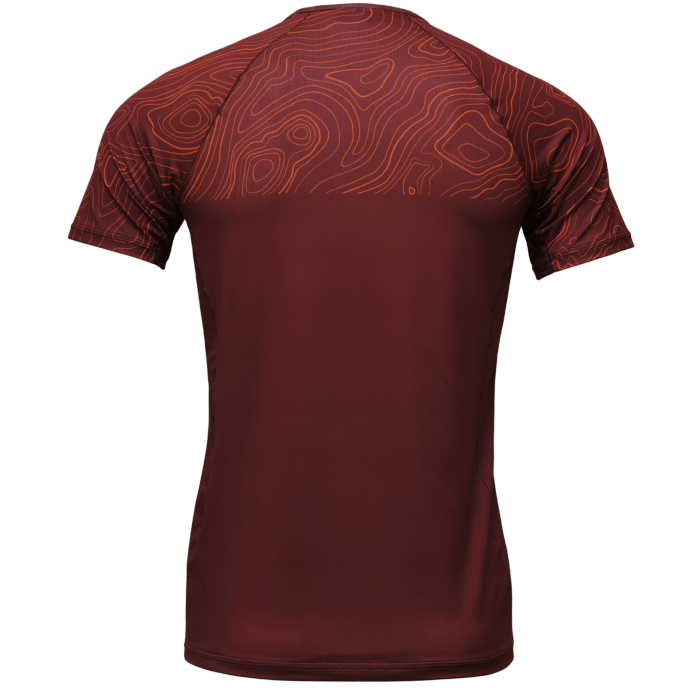 Футболка для бега KV+ Sprint Wave (бордовый)