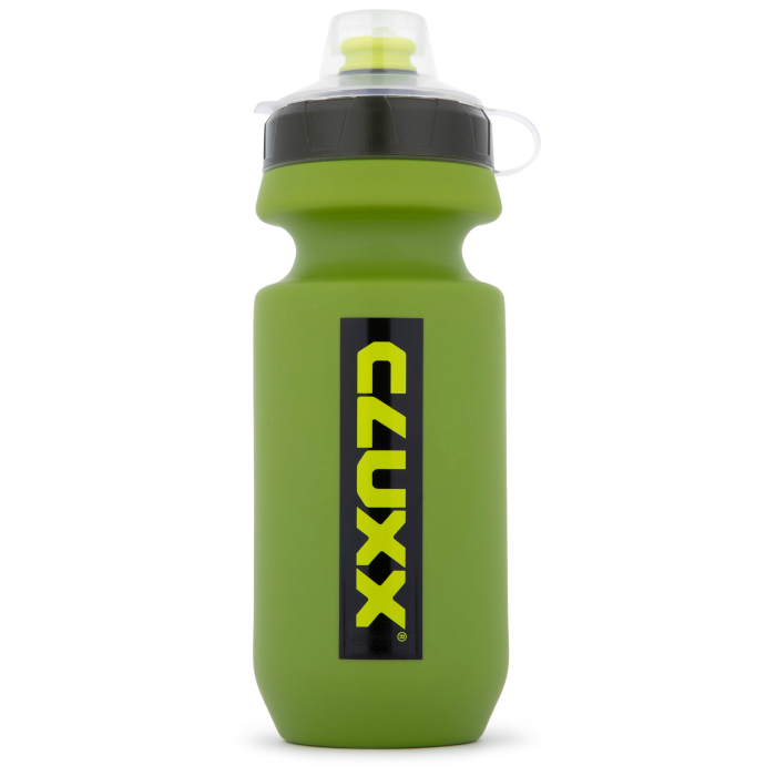 Фляга велосипедная CLUXX Ergo 550 (темно-зеленый/черный)