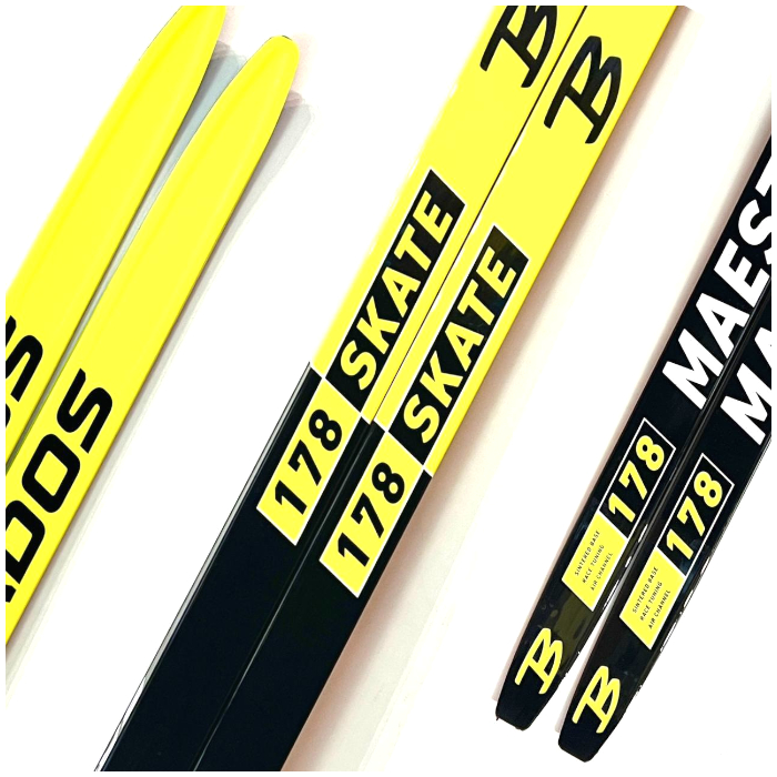 Лыжи беговые BRADOS Maestro Race Skate Jr. (желтый)