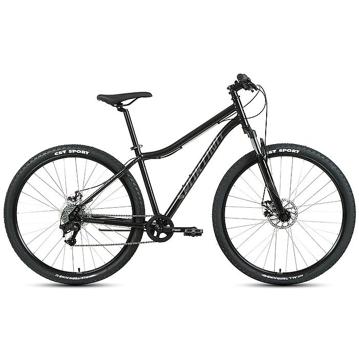 Велосипед FORWARD Sporting 29 2.2 D (черный/серый) (2022)