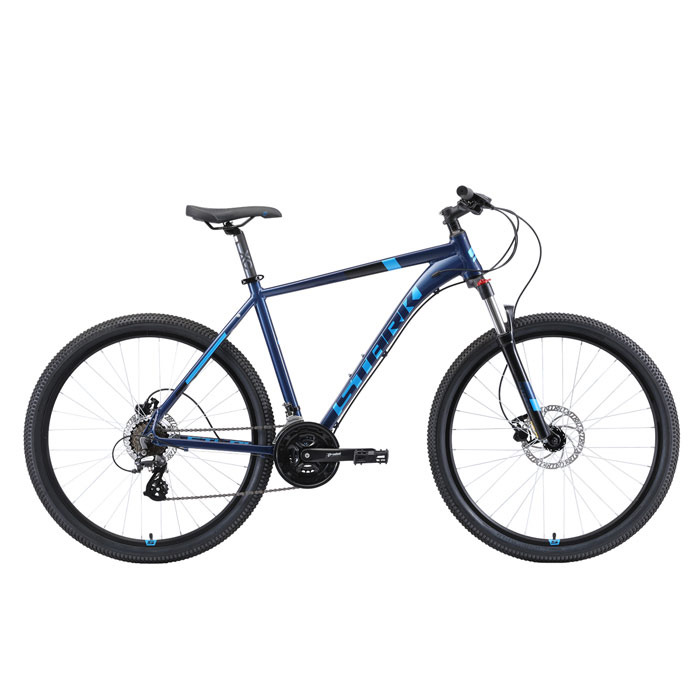 Велосипед STARK Router 27.3 HD (голубой/черный) (2019)