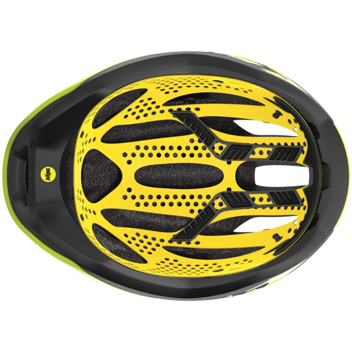 Шлем для лыжероллеров SCOTT Cadence Plus (US:55-59) (черный/желтый)