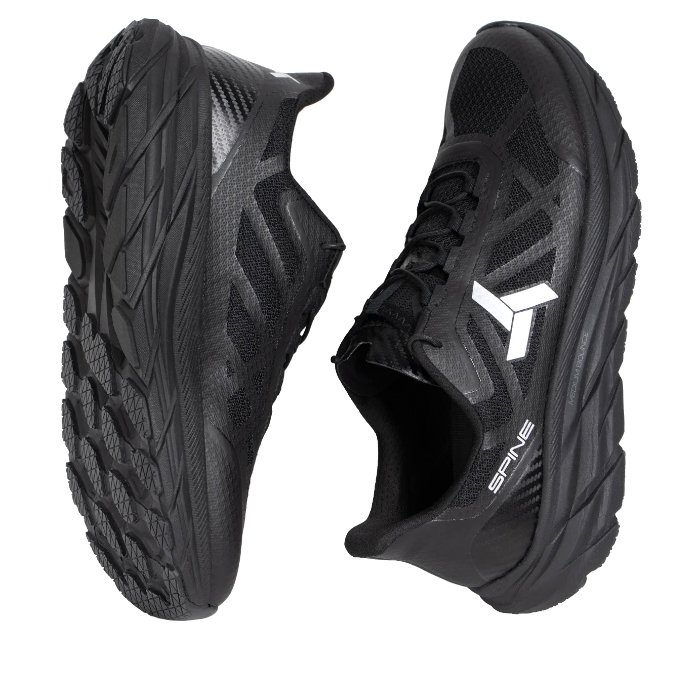 Кроссовки беговые SPINE Titanium (M) (черный/серый)