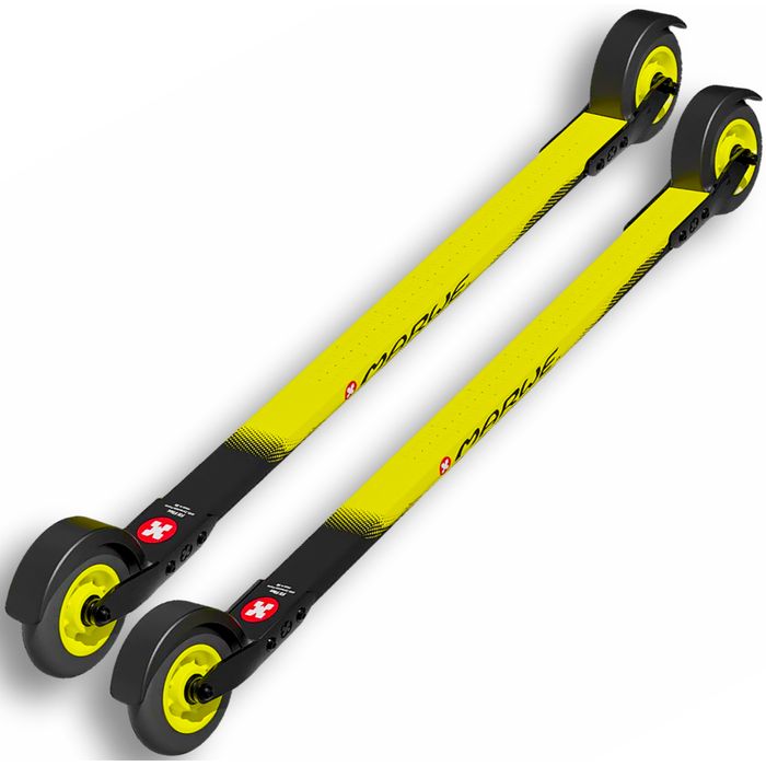 Лыжероллеры MARWE Коньковые 620 FX Stiff US6 (желтый/черный)